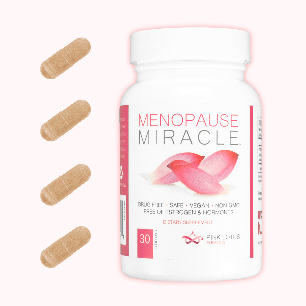 Menopause Miracle Fast Non Estrogenic Symptom Relief Pink Lotus