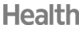 health magazine logo in gray